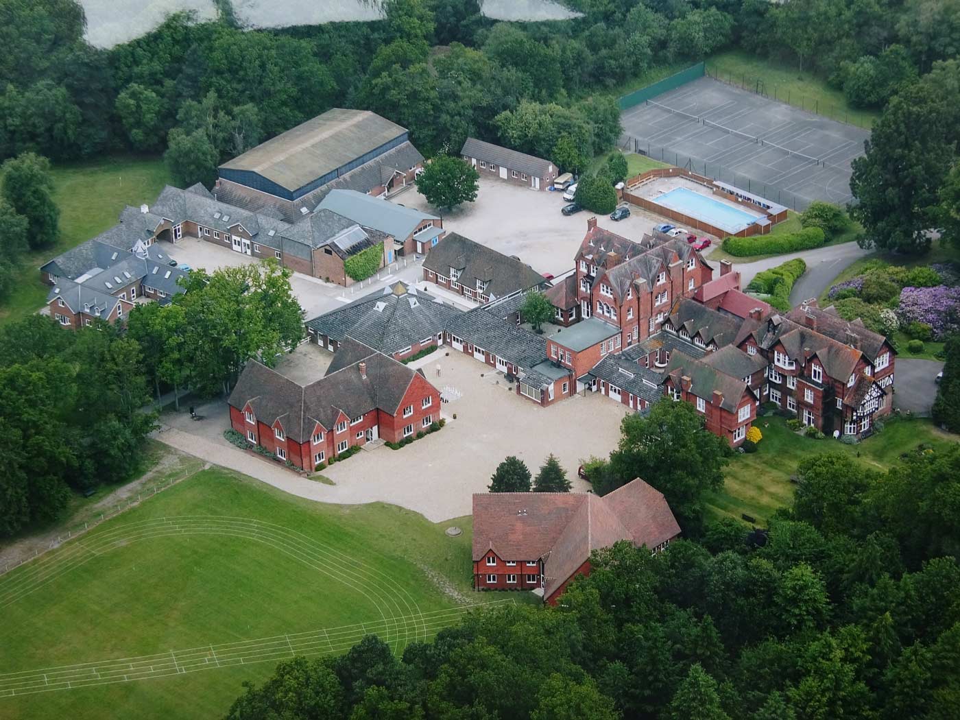 Aerial image of Horris Hill Prep School